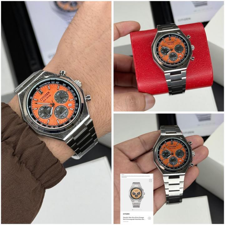 Alternative view of Citizen Zenshin Chrono Super Titanium