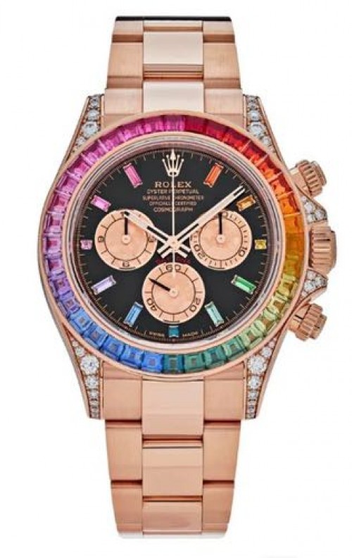 Rolex Daytona Rainbow Diamonds Bezel