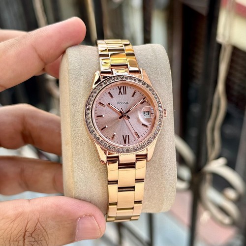 Fossi l Scarlette Copper Pink