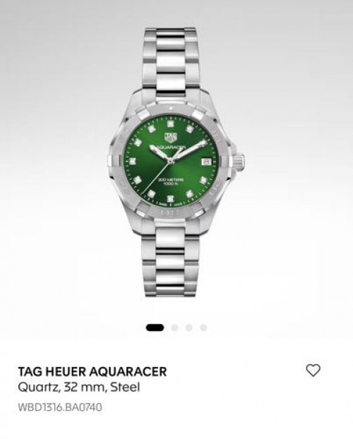 Tag Heuer Aquaracer Date 32mm Authentic Store Quality With Original Box