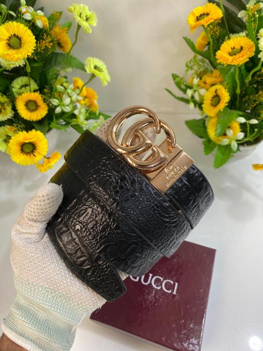 GUCC I REVERSE BELT WID OG BOX DUST BAG 225