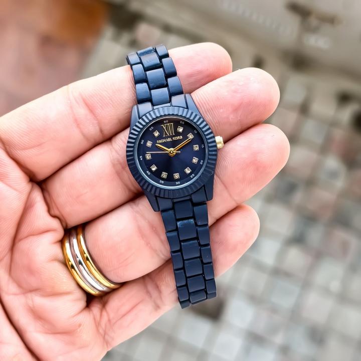 MICHAEL KORS LADIES BLUE DAIL WATCH