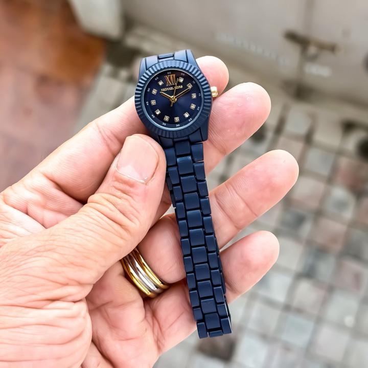 Alternative view of MICHAEL KORS LADIES BLUE DAIL WATCH