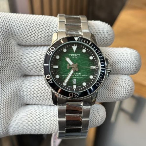 TISSOT SEASTAR POWERMATIC 80 GREEN DIAL