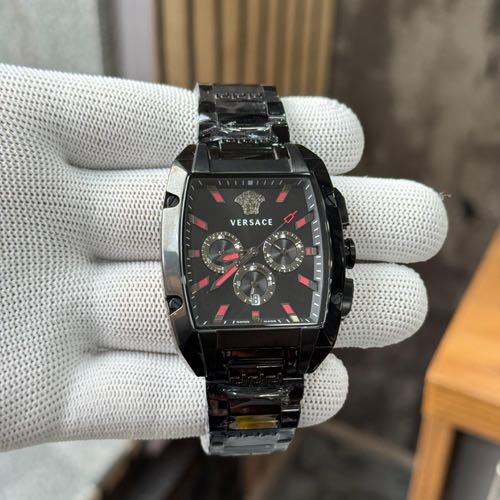 Versace Dominus Chronograph Black Dial
