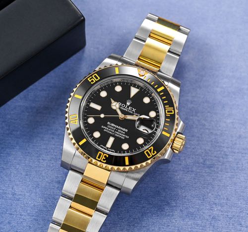 ROLEX SUBMARINE TWO TONE BLACK GOLD