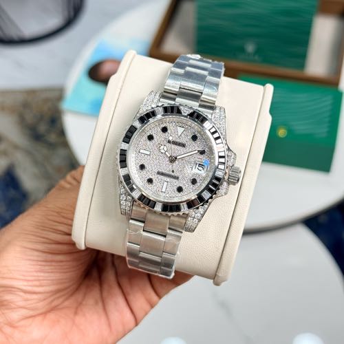 Rolex Submariner Off Catalog Diamond Bezel Diamond Dial
