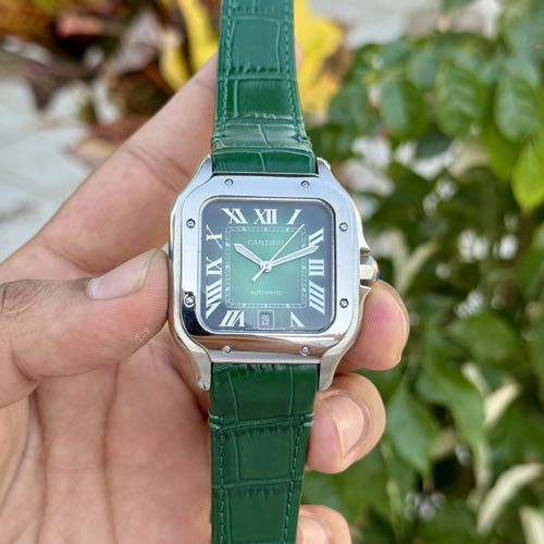 Cartier Santos Green