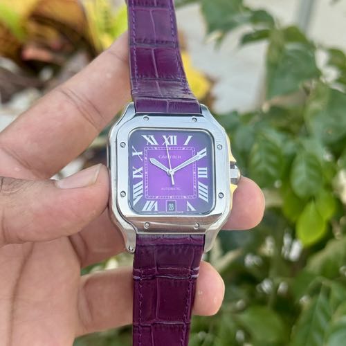 Cartier Santos Purple