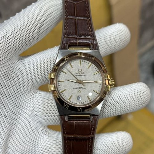 OMEGA Constellation Co Axial Silver Grey