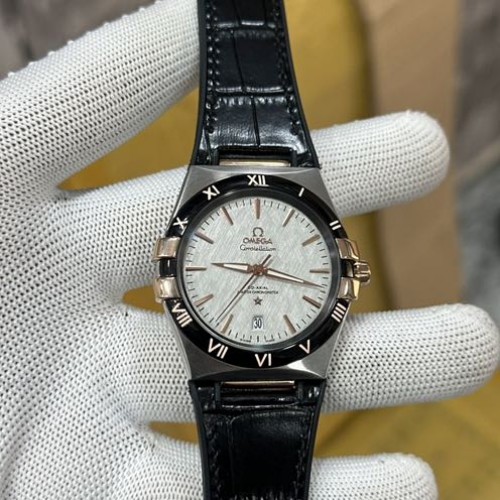 OMEGA Constellation Co Axial Silver Grey