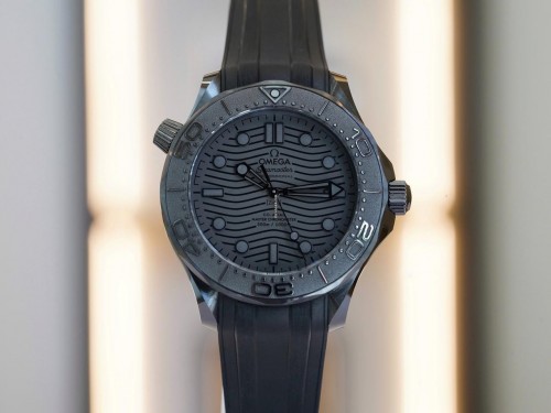 Omegaa Sea Master Diver 300m All Black
