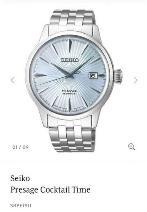 Seiko Presage Cocktail SRPE19J1 Authentic Store Quality