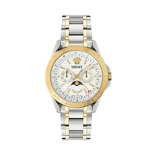 Versace Multifunctional Chrono Moonphase Authentic Store Quality
