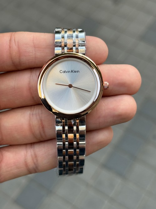 Calvin Klei N Slim Women S Rose Two Tone White