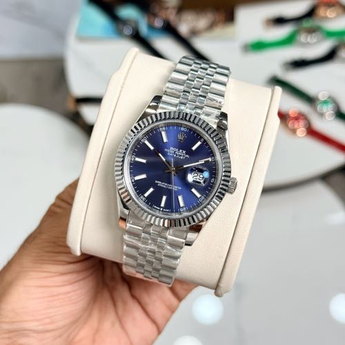 Semi ETA Rolex Date Just Oyster Steel Jubilee Strap