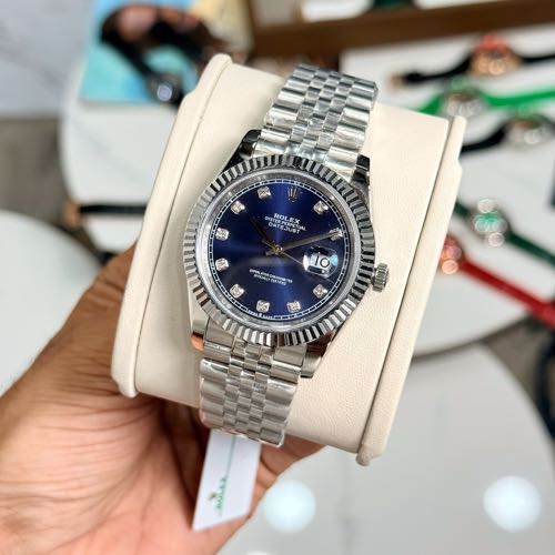 Semi ETA Rolex Date Just Oyster Steel Jubilee Strap