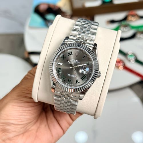 Semi ETA Rolex Date Just Oyster Steel Jubilee Strap