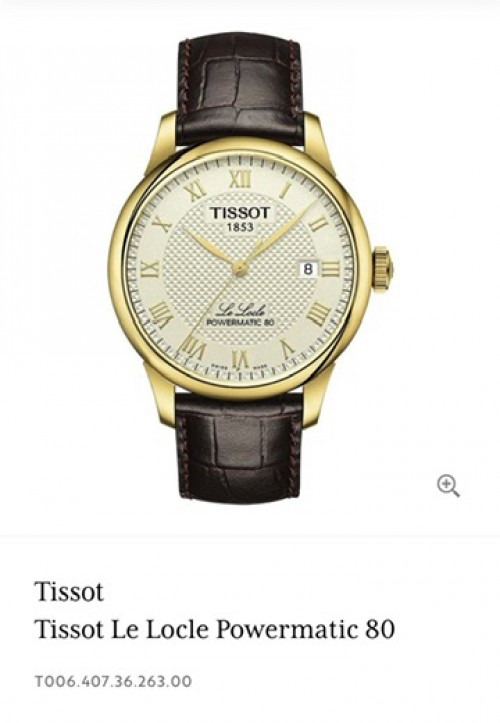 Tissot Le Locle Brown Strap Authentic Store Quality