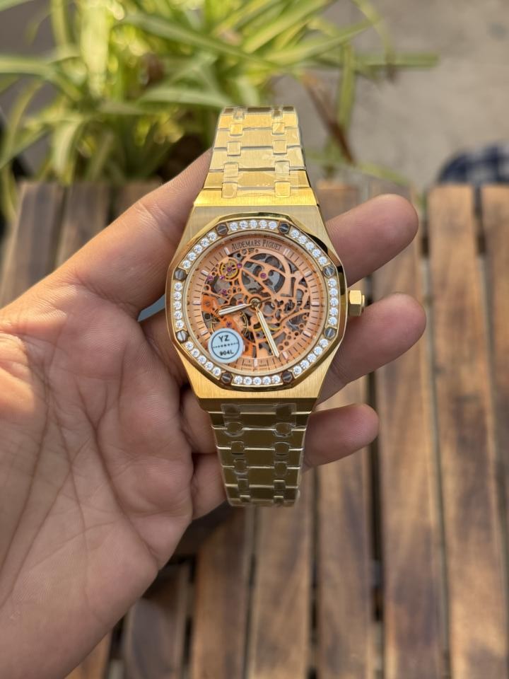 Audemars Pigue T Royal Oak Skeleton Diamond Bazel