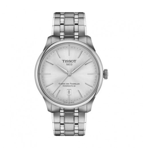 Tissot Chemin Des Tourelles Silver White