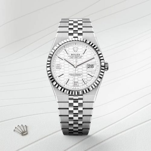 Rolex Land Dweller Silver White SEMI ETA