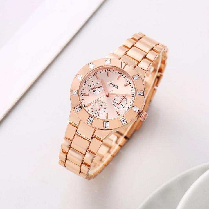 Guess Women Chronograph Rosegold