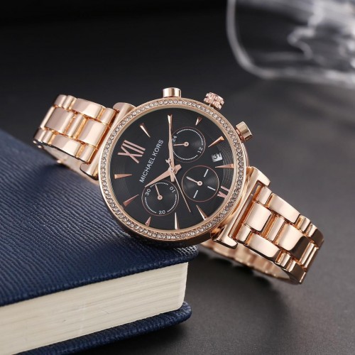 Michael Kors Sofie Rose Black