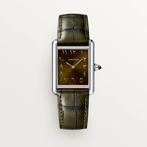 Cartier Tank Must Green Arabic