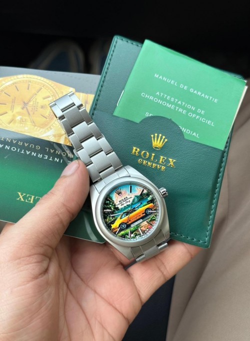 Role X Oyster Perpetual Air King Custom Hand Painted