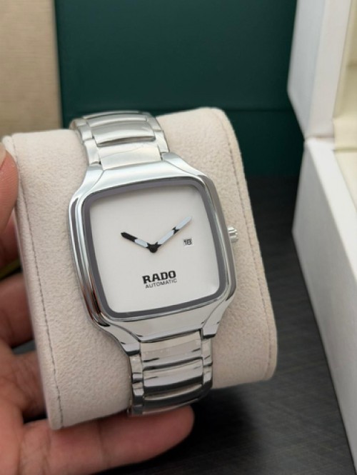 RAD O SQUARE WHITE DIAL