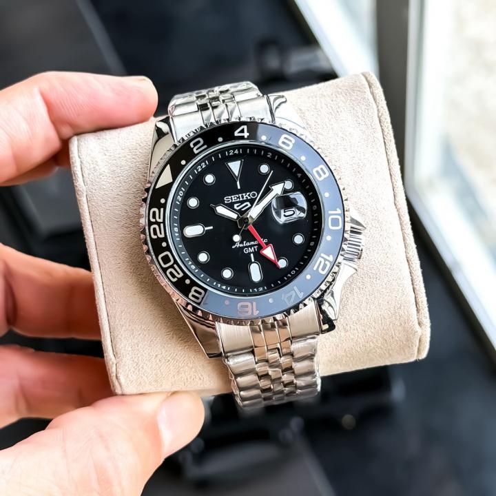 Seiko GMT SILVER BLACK