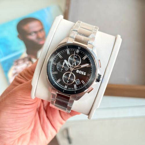 Hugo Boss Volane Stainless Steel Chronograph Watch