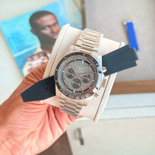 Longines Conquest Chronograph Automatic With Extra Silicone Strap