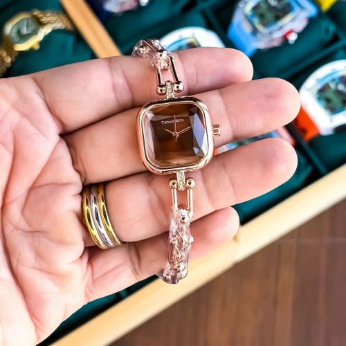 Alternative view of Tiffany Co Brown Dial