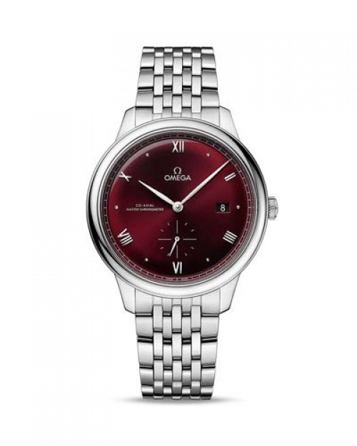 OMEGA De Ville Prestige Silver Red
