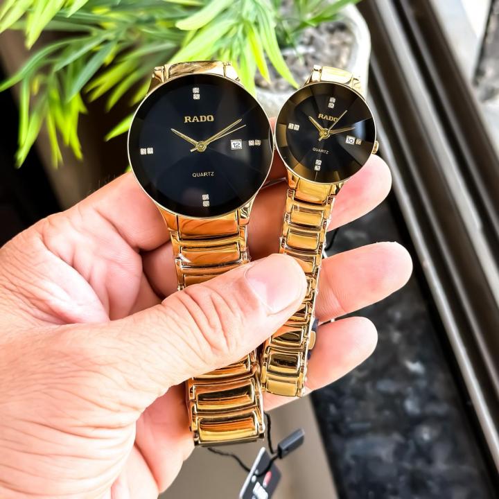 Rado Gold Black Couple