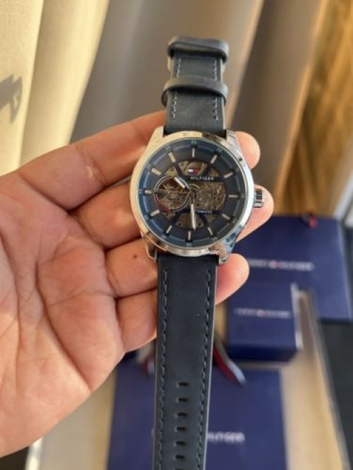 TOMMY HILFIGER LEATHER BELT AUTOMATIC