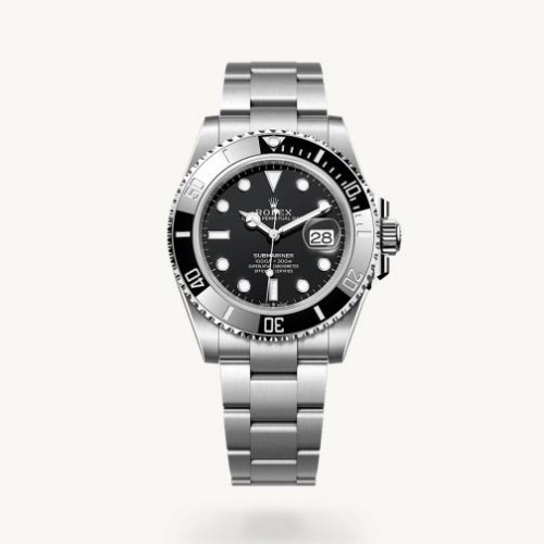 Rolex Submariner Silver Black DATE Semi ETA