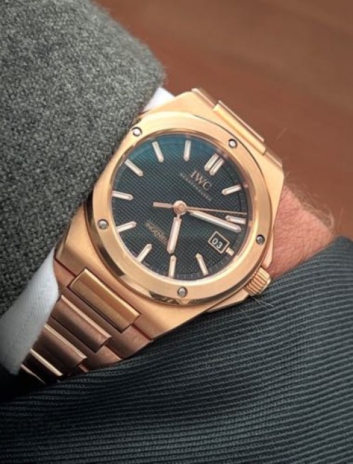 Alternative view of IWC Ingenieur Automatic Rose Gold Black
