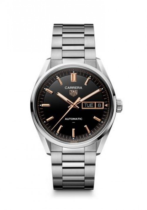 TAG HEUER Carrera Day Date Black Dial