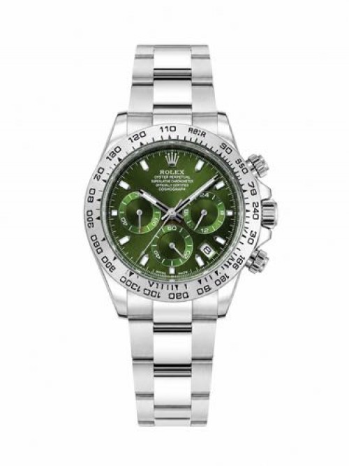 ROLEX DAYTONA SILVER GREEN
