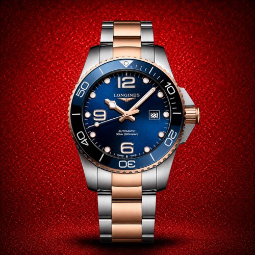 Longines Hydro Conquest Two Tone Rosegold