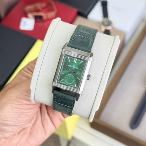Jaeger Le Coultre Reverso Stainless Steel Green
