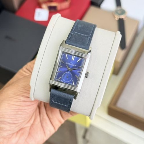 Jaeger Le Coultre Reverso Stainless Steel Blue