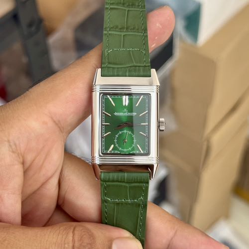 Jaeger Le Coultre Reverso Green Silver