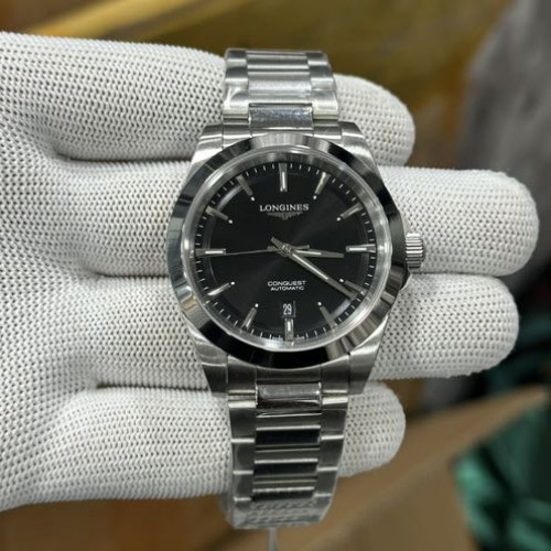 Longines Conquest Automatic Black Dial