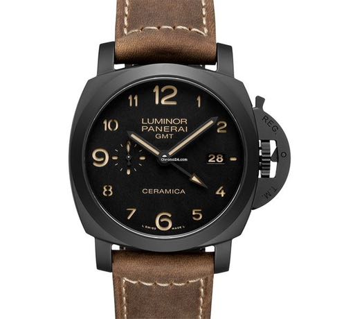 Luminor Panerai GMT Ceramica Brown Black