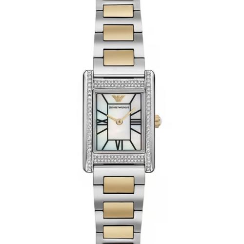 Emporio Armani Genni Silver Gold Authentic Store Quality