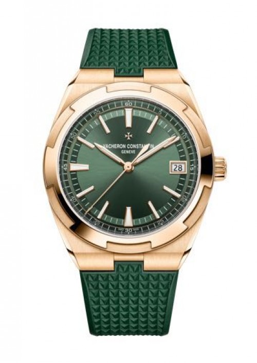 Vacheron Constantin Overseas Green Rose Gold Silicon